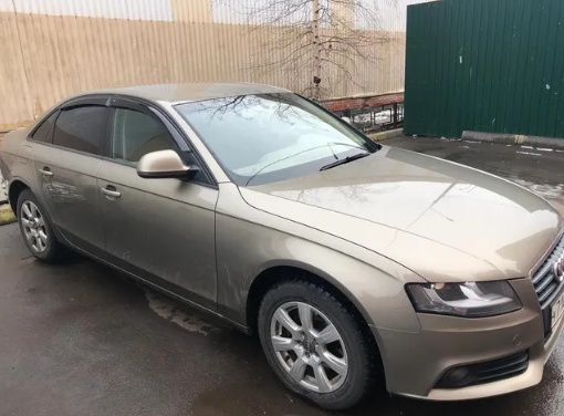 Дефлекторы окон (ветровики) Audi A4 Sd (B8/8K) 2008-2011;2012"EuroStandard"  (Ауди А4) Кобра Тюнинг